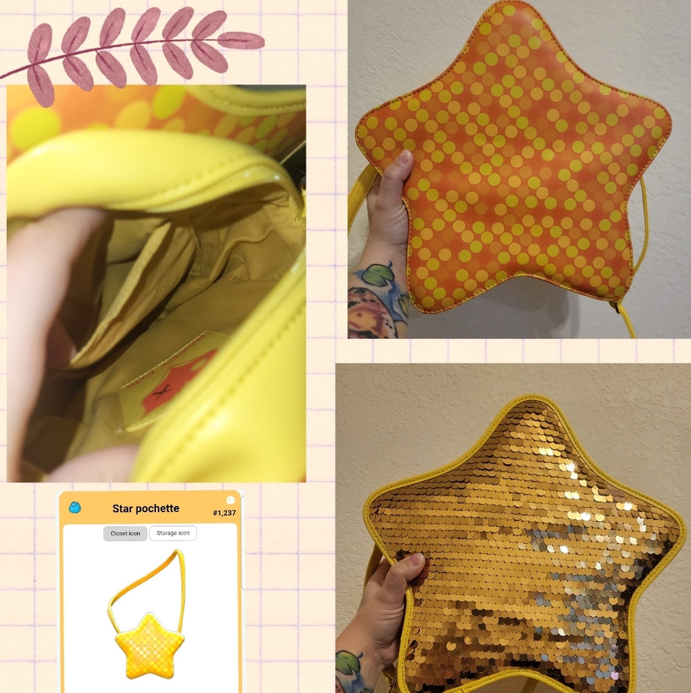 Animal Crossing Star Purse